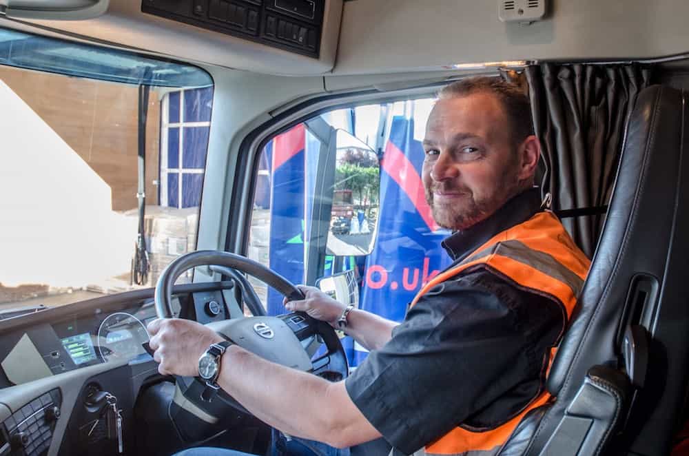 Rob Pike, MD of IFL, at the wheel
