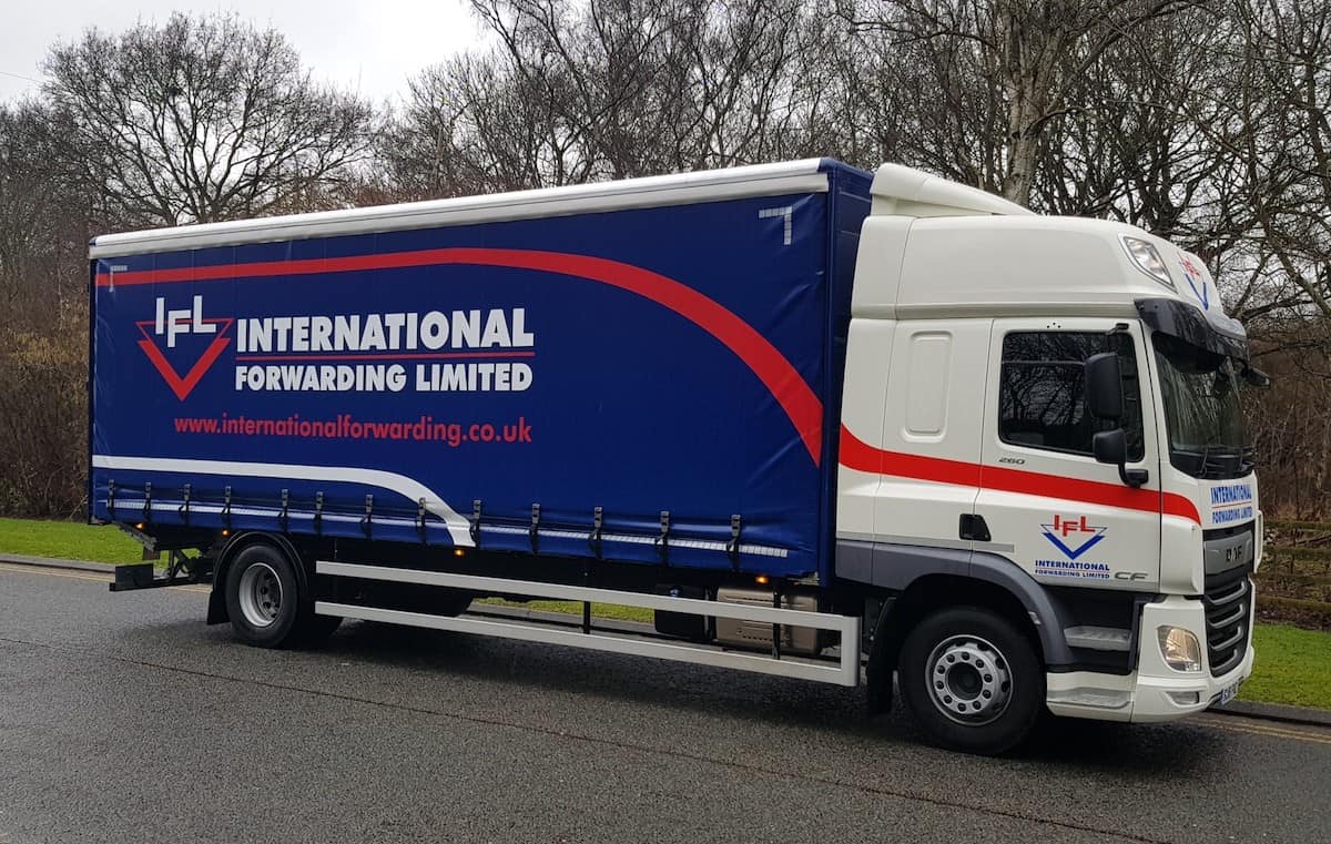 Greene transport with IFL's new DAF truck 