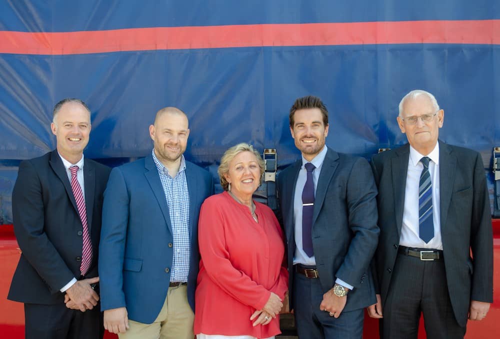 Proud to be an independent UK freight forwarder: IFL directors (l-r): Nigel Parsons, Rob Pike (MD), Trisha Slater, Andy Grubb, Roy Baker.