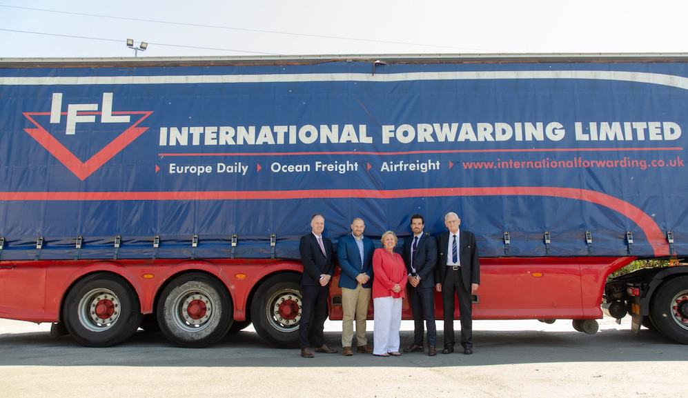 IFL's board of directors in 2019 (l-r): Nigel Parsons, Rob Pike (MD), Trisha Slater, Andy Grubb, Roy Baker.