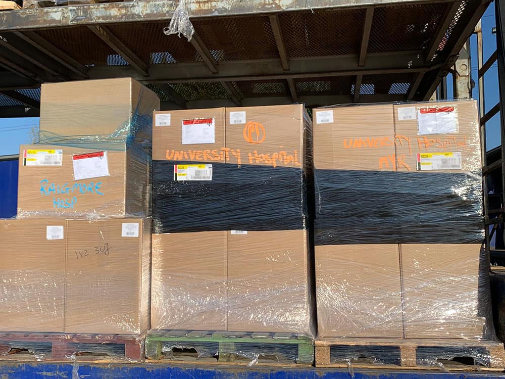 NHS medical freight covid-19