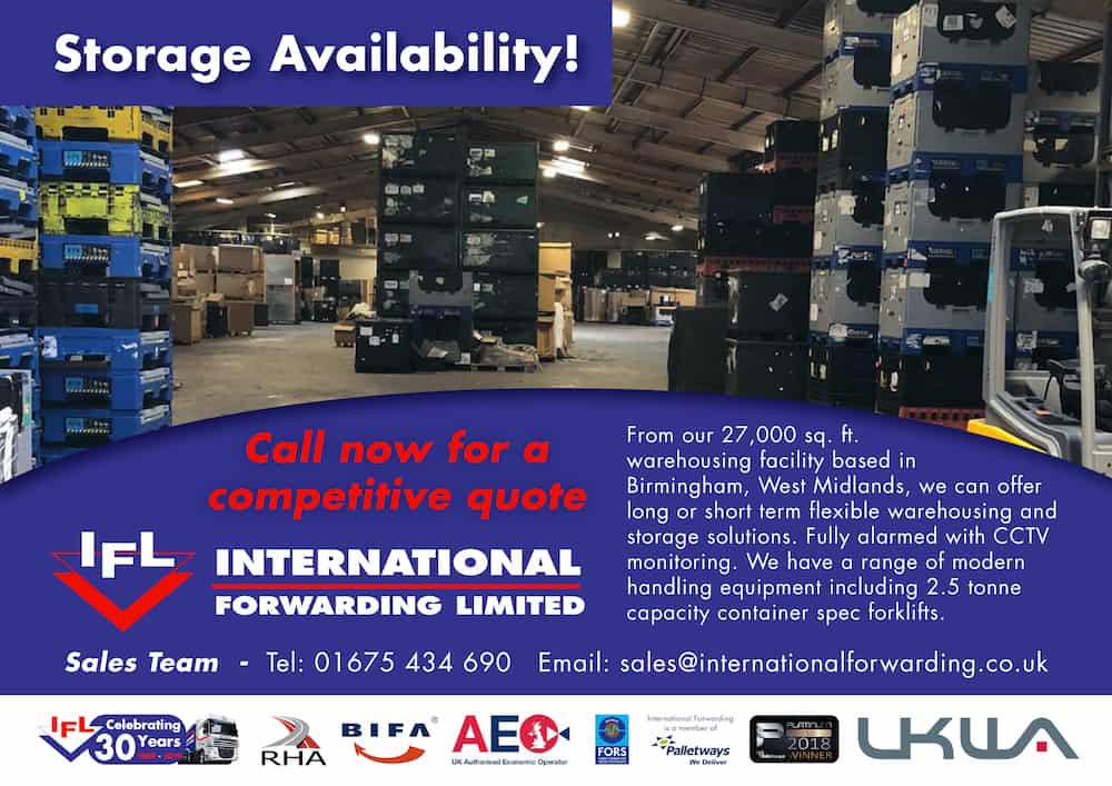warehouse storage available