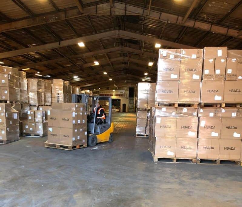 MD Rob Pike at IFL's new pallet storage Birmingham facility