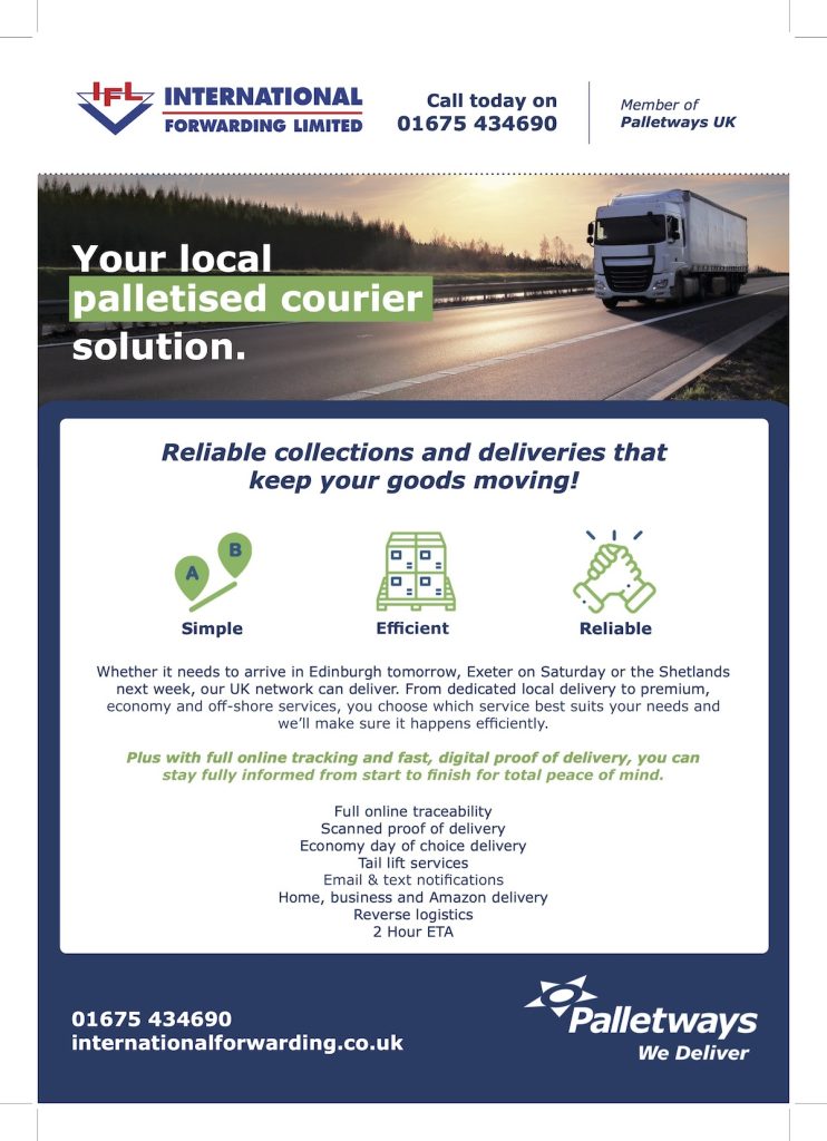 IFL Palletways flyer for pallet courier freight