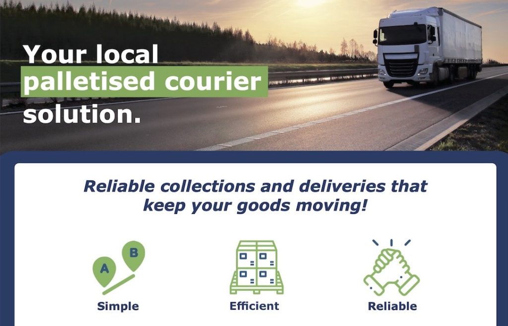 IFL Palletways flyer for pallet courier freight