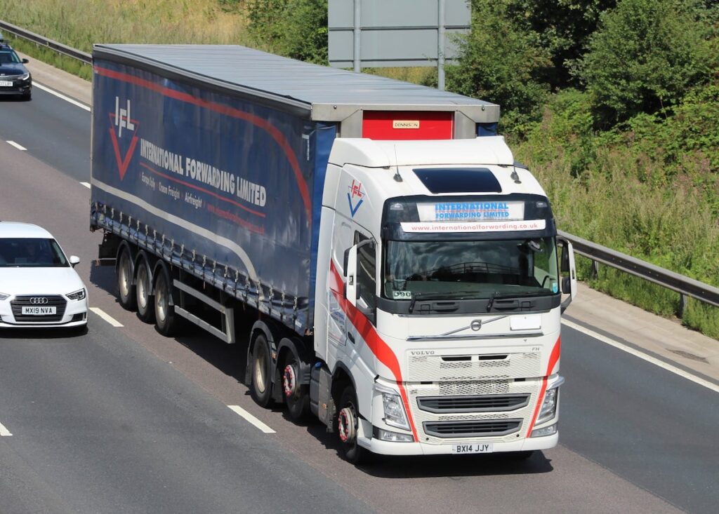 IFL truck on motorway – photo by Kerrys Photography