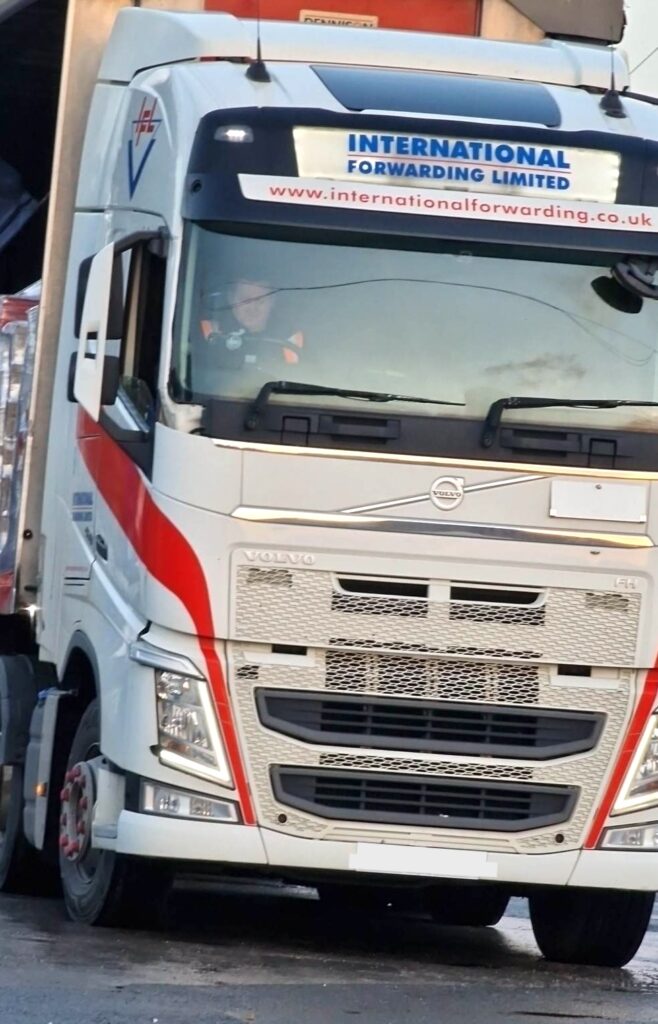 Mark Carolan, waiting for goods to be loaded