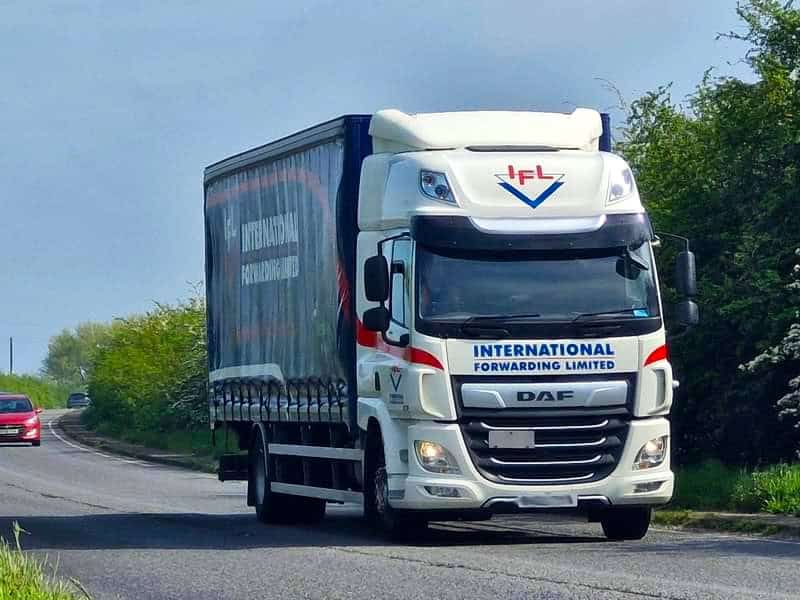 IFL truck spotted A141 near Warboys, Cambs. Photo by Mick Ward.